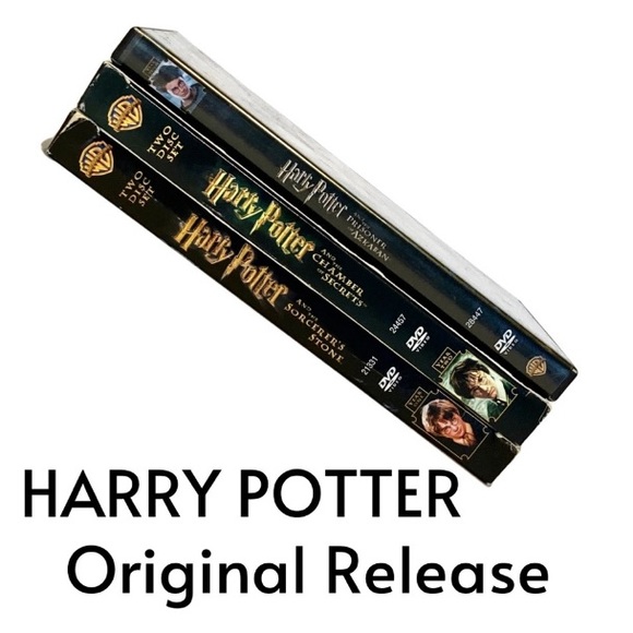 HARRY POTTER Original Release First 3 DVDs
No Damage or Scratches EUC - Picture 5 of 5